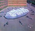 Laaghangende wolk